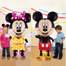 Load image into Gallery viewer, Giant Mickey Minnie Mouse Balloon Cartoon Foil Balloon Kids Birthday Party Decorations Classic Toys Gift cartoon hat