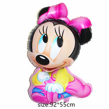 Load image into Gallery viewer, Giant Mickey Minnie Mouse Balloon Cartoon Foil Balloon Kids Birthday Party Decorations Classic Toys Gift cartoon hat