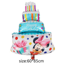 Load image into Gallery viewer, Giant Mickey Minnie Mouse Balloon Cartoon Foil Balloon Kids Birthday Party Decorations Classic Toys Gift cartoon hat