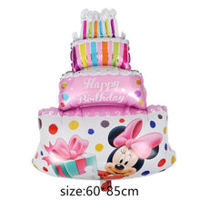Load image into Gallery viewer, Giant Mickey Minnie Mouse Balloon Cartoon Foil Balloon Kids Birthday Party Decorations Classic Toys Gift cartoon hat