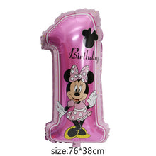 Load image into Gallery viewer, Giant Mickey Minnie Mouse Balloon Cartoon Foil Balloon Kids Birthday Party Decorations Classic Toys Gift cartoon hat