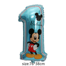 Load image into Gallery viewer, Giant Mickey Minnie Mouse Balloon Cartoon Foil Balloon Kids Birthday Party Decorations Classic Toys Gift cartoon hat