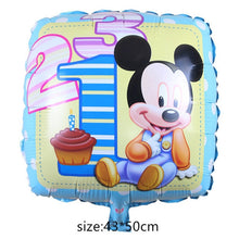 Load image into Gallery viewer, Giant Mickey Minnie Mouse Balloon Cartoon Foil Balloon Kids Birthday Party Decorations Classic Toys Gift cartoon hat