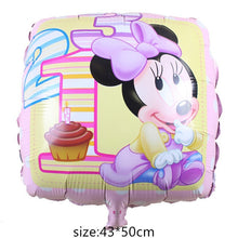 Load image into Gallery viewer, Giant Mickey Minnie Mouse Balloon Cartoon Foil Balloon Kids Birthday Party Decorations Classic Toys Gift cartoon hat